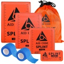 Førstehjælp Splint 36 "X 4.3", Emergency Splint Kit til Arm Leg Broken Bones Fraktur, Ideel til sport, Home, Førstehjælp Genopfyldning og Kæledyr (4 pack combo)