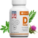 Detox Cleanse, Gut & Liver Cleanser, Herbal Kosttilskud, Milk Thistle, Goldenseal, Senna, Calcium & Magnesium, Probiotika, Multivitamin & Multimineral, 120 tabletter