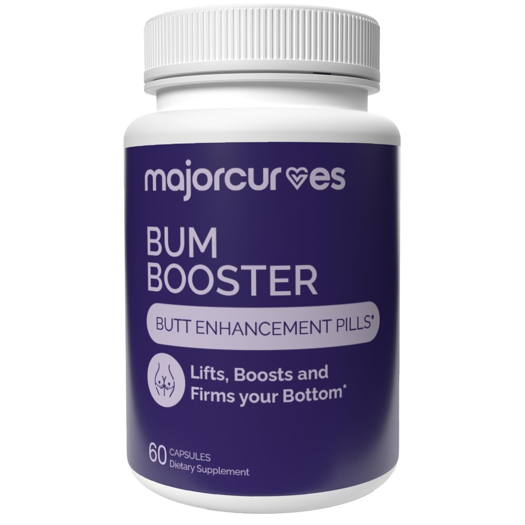 Bum Booster Pills - Butt Enhancement for kvinder, Booty vækst kapsler til større Bum, Curvier HIPS og Glutes, Natural Brasiliansk Butt Lift Alternativ med butterfly og vilde Yam