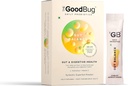 Gut Health & Immunity Probiotic for Mænd & Kvinder, Stærk fordøjelse & Immunity Support Gut Balance Supplement Stick - Probiotika + Inulin + C-vitamin 3Bn CFU af klinisk Provent Strops - 30 dages pakke