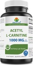 Brieofood Acetyl L- Carnitin 1000 mg per servering 240 kapsler. Glutenfri, ikke-GMO.