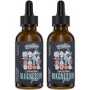 Liposomal Magnesium Citrate Drops til Gut og Bone Sundhed, Mood og Stress Management, Kraftfuld formel med vitamin B6 og Zink Gluconat 60ml (2,04 Fl Oz (pakke med 2))