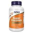 Now Foods Supplements, Super Enzymes, Formuleret med Bromelain, Ox Bile, Pancreatin og Papain, Super Enzymes, 90 tabletter