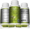 A Sund Leaf Organic Moringa Kapsler - Vibrant Green Buddy 124; Moringa Kapsler Organic 124; 100% Pure Moringa Leaf Kapsler Buddy 124; Energi & Immunsystemet Support