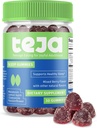 TEJA Sleep Support Gummies for Teens and Voksen, 0, 3 mg Melatonin Chewable Gummy, Melatonin Chewable, 30 Gummies