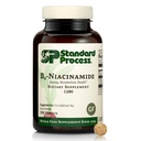 Standard Process B6- Niacinamid - Support Energy Metabolisme & Heart Health - Aids Fordøjelsessystemer & Blood Circulatory Systems - Gluten- Free, Non- Dairy & Non- Soy - 90 tabletter (90 Servere)