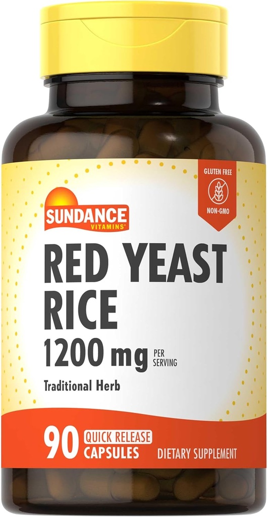 Sundance Red Yeast Rice Kapsler: 124; 1200mg