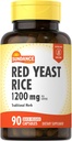 Sundance Red Yeast Rice Capsules | 1200mg | 90 Count | Traditional Herbal Supplement | Non-GMO and Gluten Free Formula