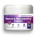 Nerve og neuropati Cream - Plant drevet relief til fod, hænder, ben, tæer omfatter 7gram L 'Arginin; B6-vitamin, Arnica, Aloe -2,82oz