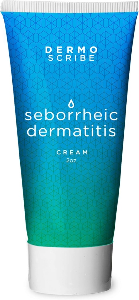 Seborrheic Dermatitis Cream, Eksem Cream, specielt formuleret til anvendelse på Itchy Skin, Rødme, & Skalering, For Face, Chest & Scalp, 2 oz