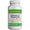 VITASUPORTMD Lymptory Formel, Diosmin Hesperidin 1000 mg, MPFF Lymporous Support, Lymph System Support, D3- vitamin og Seleniumtilskud, 60 kapsler