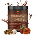 Mushroom kaffe - 5 Mushroom Adaptogen Mix - Lions Mane Mushroom, Reishi, Cordyceps, Chaga og Tyrkiet Hale - Instant Mushroom kaffe til Gut sundhed, Immunitet og hjerne Boost- 5.11 oz