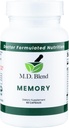 Memory - Natural Blend - Expert Formulated Supplement for Cognitive Wellness, Memory, & Neural Function - Premium L-Tyrosine, Phosphatidylserine, Bacopa Monnieri - 30 Capsules 2 Pack