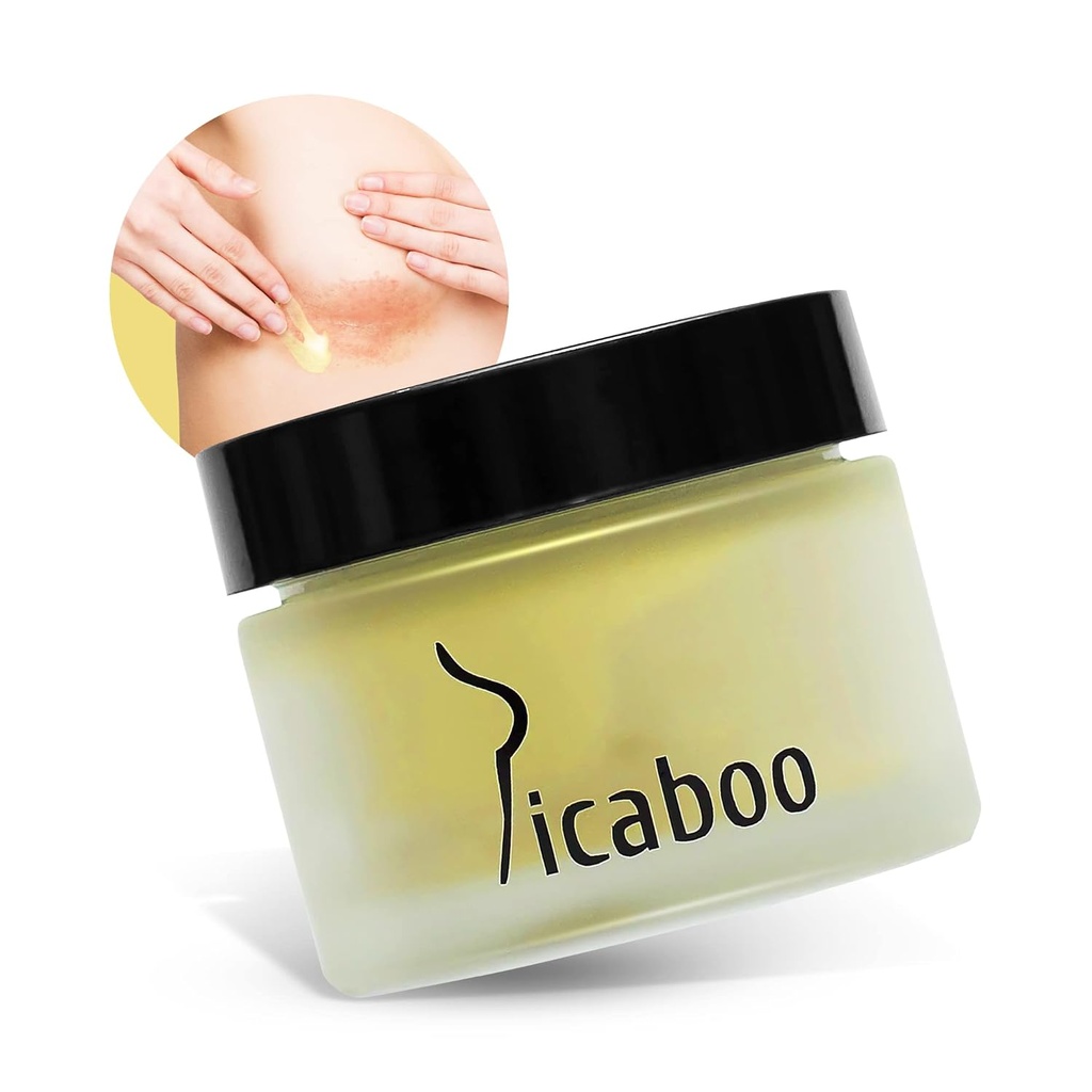 Under Bryst og Cleavage Udslæt Cream, Bryst Chafing, Itch Relief, Chafing Relief, Made with Matcha Green Tea and Pure Essential Oils, 1 oz.
