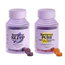 Lemme Sleep & Purr Bundle - Sleep Gummies, en drug- Free Nighttime Aid & Purr Vaginal Probiotiske Gummies for Women - Gluten Free, Gelatine Free, Non- GMO - 60 Greve hver