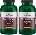 Swanson Glucosamin Sulfate 2Kcl 500 mg 400 Caps (2 Pack)