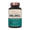 Live Bevidsthed Krillwell, Joint, og kognitiv support; Certificeret Sustainable Krill Oil 2X mere effektiv end fiskeolie - 30 dages forsyning