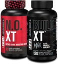Jacked Factory N.O. XT nitrogenoxid tillæg (90 Greve) & Byg XT Max Elite Muscle Builder (120 Greve)