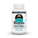 Source Naturals Magnesiumchelat - Understøtter nerve & muskelfunktion - 250 tabletter