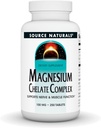 Source Naturals Magnesiumchelat - Understøtter nerve & muskelfunktion - 250 tabletter
