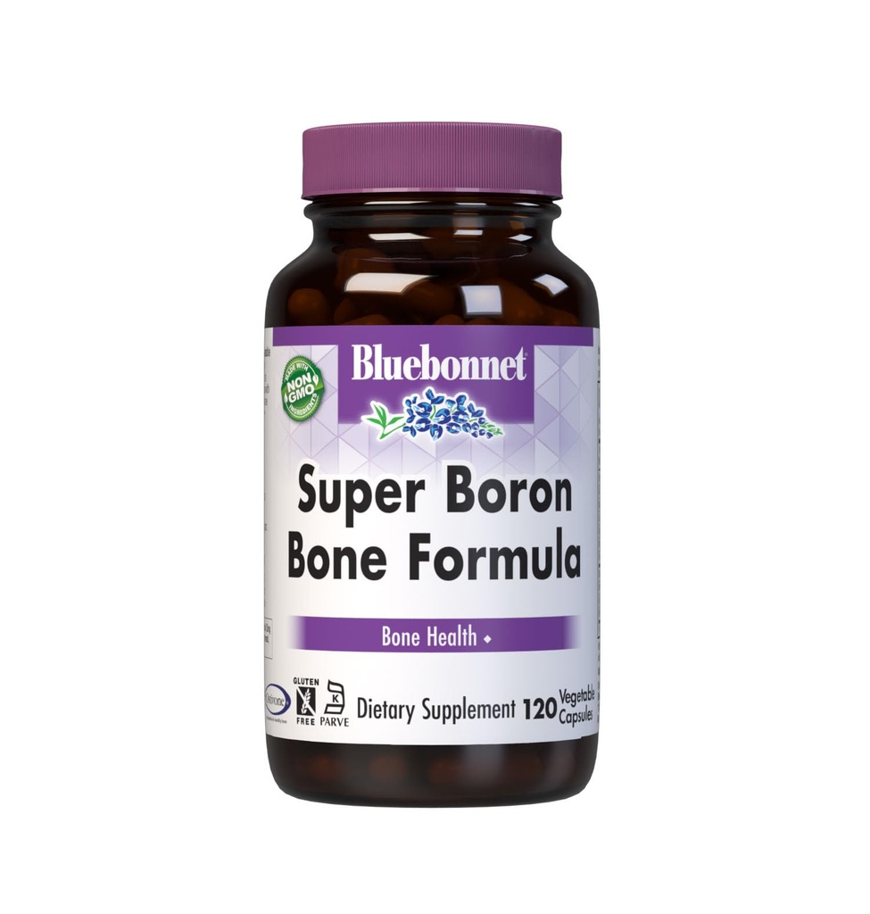 BlueBonnet Super Boron Bone Formel Vegetariske Kapsler, 120 Greve