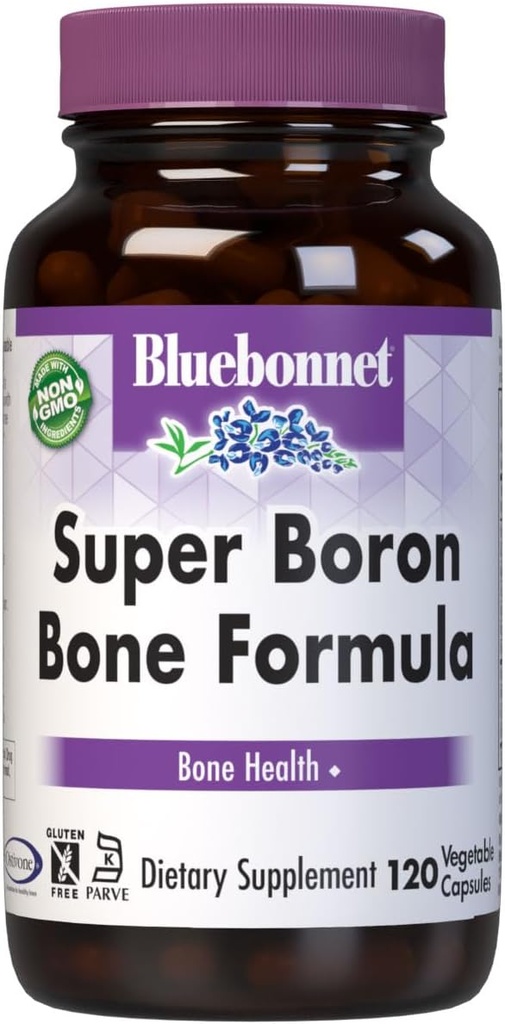 BlueBonnet Super Boron Bone Formel Vegetariske Kapsler, 120 Greve