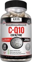 Kaya Naturals - CoQ10 Power Antioxidant Supplement - Aids in Heart Health and Immunation Function - Restores Daily Cellular and Energy Production - 30 Veggie Capsules Co- Q10