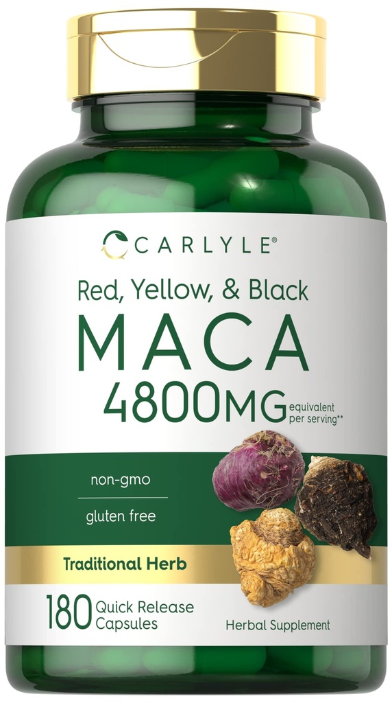 Carlyle Maca Root Capsules for Women & Mænds