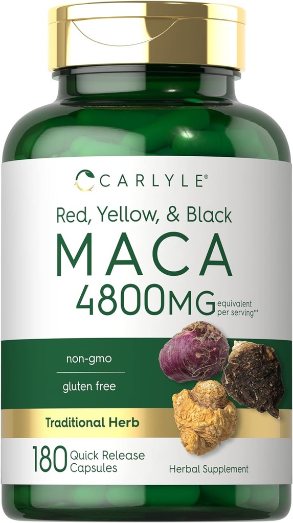 Carlyle Maca Root Capsules for Women & Mænds
