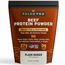 PaleoPro Protein Powder Grassefed, Pastured, Cage- Free Protein Budd124; Gluten & Dairy Free. Ingen sukker, soja, korn eller netto Carbs Budd124; Paleo & Keto Friendly - 15 Serveringer (16 oz, Plain)
