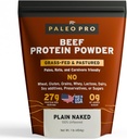 PaleoPro Protein Powder Grassefed, Pastured, Cage- Free Protein Budd124; Gluten & Dairy Free. Ingen sukker, soja, korn eller netto Carbs Budd124; Paleo & Keto Friendly - 15 Serveringer (16 oz, Plain)