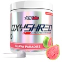 EHP Labs Oxyshred Pre Workout Powder & Shredding Supplement - Preworkout Powder with L Glutamin & Acetyl L Carnitin, Energy Boost Drink - Guava Paradise, 60 Serveringer