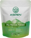 Aspen Naturals Pea Protein Powder 5 Lb - Muskelvækst, fordøjelse, Fullness & Heart Health Support 124; Unflavored, Plant Based, Soy- & Gluten- Free, Non- GMO, Vegan, Keto & Low Carb