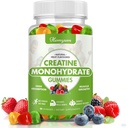 Creatin monohydrat Gummies - 5g Creatin for Women Mænd, Forstærket Muskelstyrke, Boost Focus og Endurance, Muskelbuilder, L- Taurine + Vitamin B12, Vegan, Gluten- Free 80 Greve