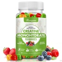 Creatin monohydrat Gummies - 5g Creatin for Women Mænd, Forstærket Muskelstyrke, Boost Focus og Endurance, Muskelbuilder, L- Taurine + Vitamin B12, Vegan, Gluten- Free 80 Greve