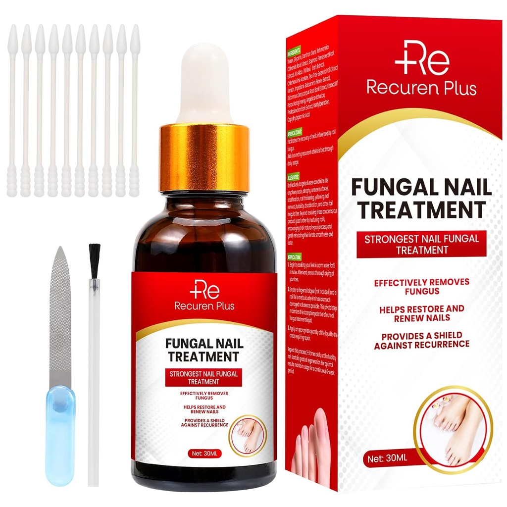 Toe Nail svamp behandlinger for Toenail: Nail svamp Behandling for Fingernegle - Ekstra styrke, Fast- Fungerende løsning til krakket, skadede, misfarvede negle