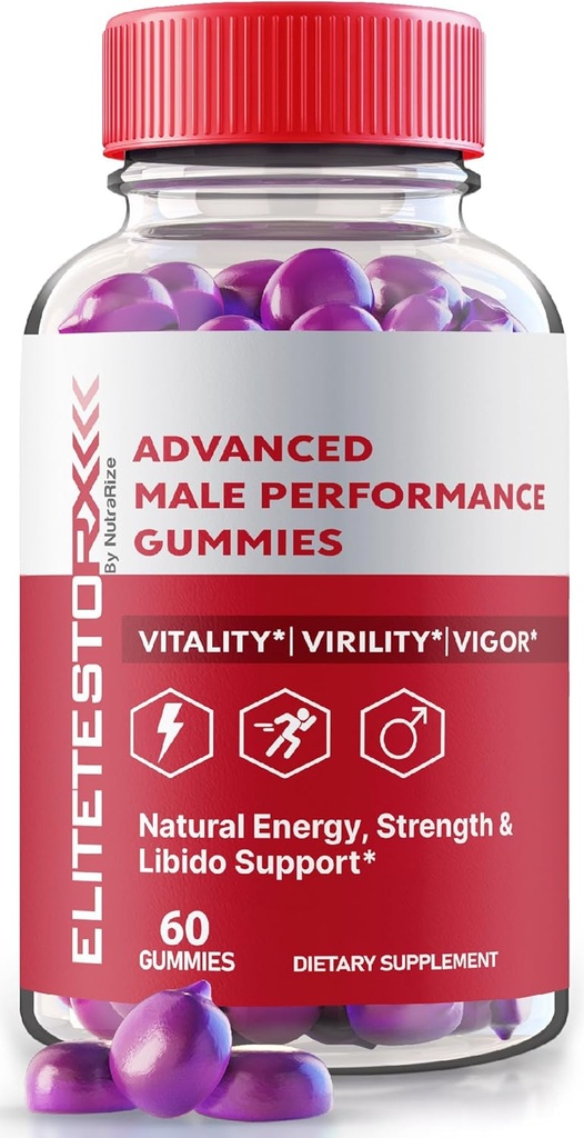 Elite Testo Rx Gummies, Alle naturlige mandlige formel, Premium supplement til mænd, EliteTesto Rx piller til den samlede sundhed, Elite TestoRx Gummies, Official EliteTestoRx Anmeldelser (60 Gummies)