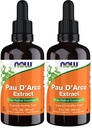 Now Supplements, PAU D 'Arco Extract Liquid med Dropper, Free Radical Scavenger *, 2 -Ounce (pakke med 2)