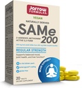 Jarrow formulas Samme 200 mg, Understøtter fælles sundhed, lever funktion, hjerne metabolisme, 20 tabletter, op til en 20 dages forsyning