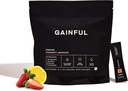 Gainful Hydration Powder Pakninger, Koffein fri med Key Electrolytes Magnesium og natrium, Energistøtte, Lavsukker, Jordbær Lemonade, 21 sticks