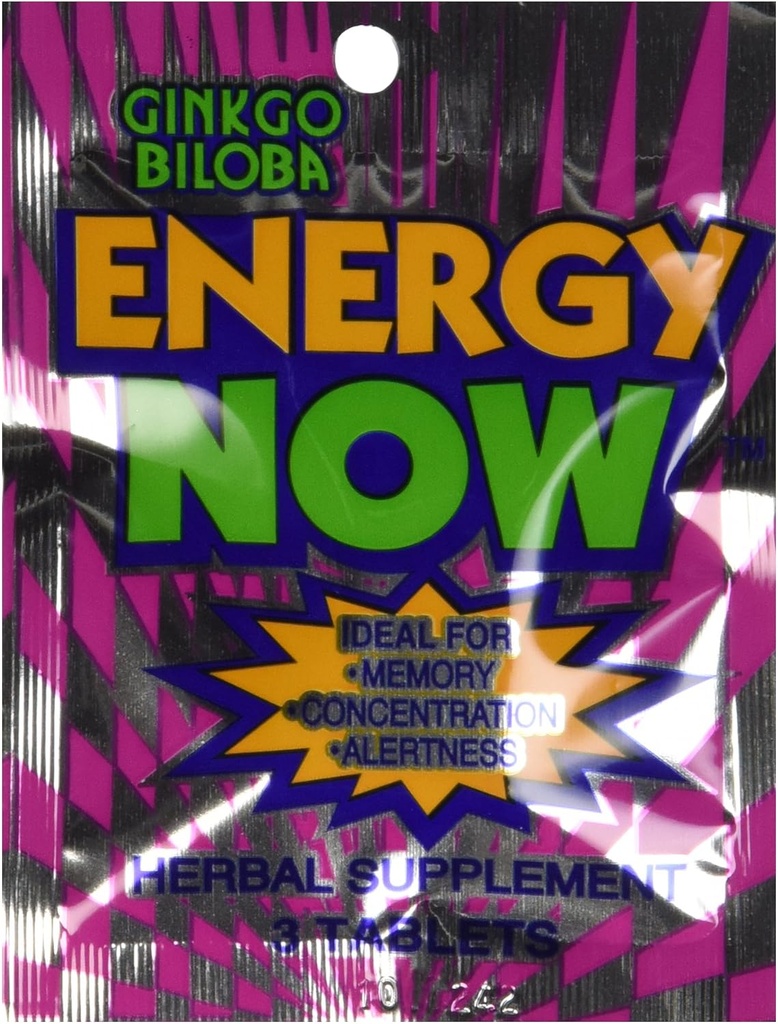 Ginko BILOBA Energipiller 24 pakker 3 tabeller hver