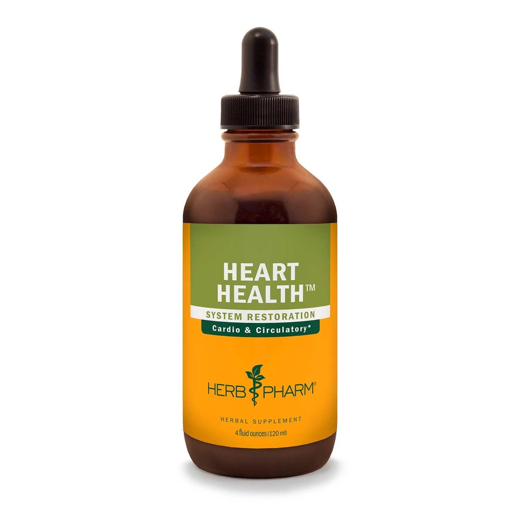 Herb Pharm Heart Health Liquid Herbal Formel med Hawthorn til cardiovaskulær systemsupport - 4 Ounce