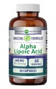 Amazing Formulas Alpha Lipoic Acid Note 124; 600 Mg Per Serving Supplement Supplement 124; Kapsler Note 124; Non- GMO Note 124; Gluten Free Note 124; Lavet i USA (1 Pack Note 124; 60 Tæl)