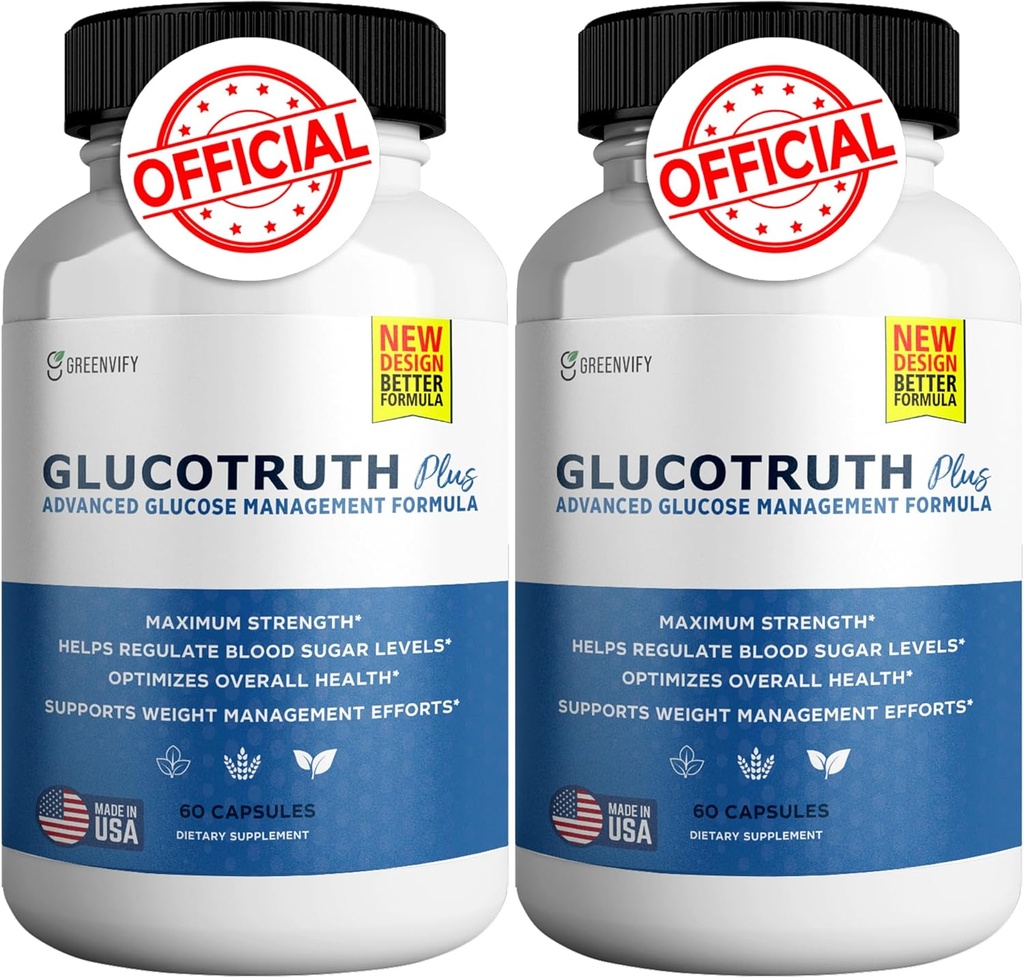 GlucoTruth Plus Avanceret med vitaminer Mineraler Magnesium C Vitamin E Zink Banaba Leaf (2)