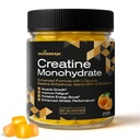 Creatinmonohydrat 5000mg Supplement Gummies - med L- Taurine betain Vandfri Alpha- GPC BCAA 2: 1: 1 - Sugar- Free Gluten Gratis for mænd Kvinder