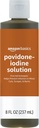 Grundlæggende førstehjælp Antiseptisk, 10% Povidon Jod Solution Førstehjælp Antiseptisk, Unflavored, 8 Fluid Ounces, 1- Pack (Tidligere Solimo)