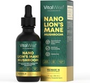 Nano Lions Mane Mushroom Tinktur - Hurtig & maksimal Absorption Brain & Immunstøtte Organisk Væske Udtræk til Naturlig Hukommelse, Fokus & Klarhed