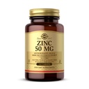 Solgar Zink 50 mg, 100 tabletter - Zink til sund hud, Smag & Vision - Immunsystem & Antioxidant Support - Understøtter Cell Growth & DNA Dannelse - Ikke GMO, Vegan, Gluten Free - 100 Servering