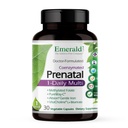 Emerald Labs prenatal 1- Daily Multi - Prenatal Multivitamin med methyleret folat, jern, Whole- Food Blend & mere - Soy- Free, Gluten- Free - 30 Vegetabilske kapsler