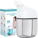 Nasal kunstvanding System, Nasal Care, Sinus Rinse Machine, Nasal Rinse Machine, Nasal Cleaner med Auto Affald Indsamling Funktion for Sinus, Runny Næse, Nasal Congestion Grey